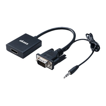 Akasa VGA to HDMI with Audio Cable