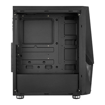 Aerocool Zauron RGB Black Mid Tower Tempered Glass PC Gaming Case : image 2