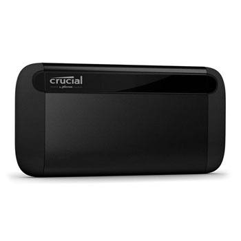 Crucial X8 500GB External Portable USB-C/A Performance SSD - Black