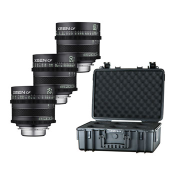 XEEN CF 24/50/85 Cinema Lens Kit - PL Mount