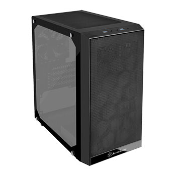 SilverStone PS15 PRO Black Mini Tower Tempered Glass PC Gaming Case : image 3