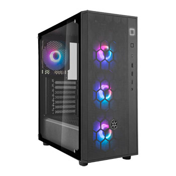 SilverStone FARA R1 PRO Black Mid Tower Tempered Glass PC Gaming Case : image 1
