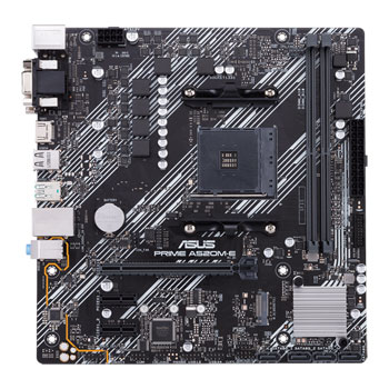 ASUS AMD Ryzen PRIME A520M-E AM4 PCIe 3.0 MicroATX Motherboard : image 2