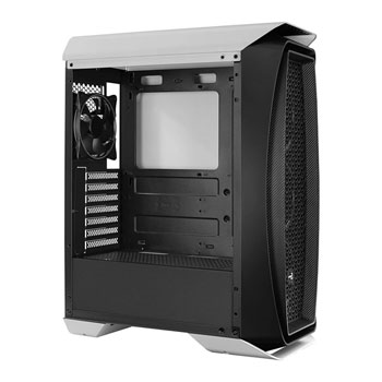Aerocool Aero One Eclipse Mid Tower Case Tempered Glass with RGB Controller Hub - White : image 2