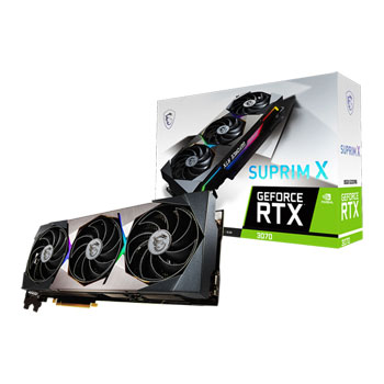 MSI NVIDIA GeForce RTX 3070 8GB SUPRIM X Ampere Graphics Card : image 1