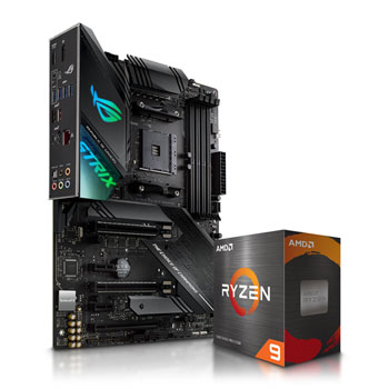 AMD Ryzen 9 5900X CPU & ASUS ROG Strix X570-F Motherboard Bundle : image 1