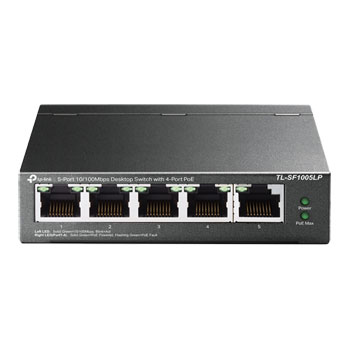 TP-LINK 5-Port Fast Ethernet Desktop Switch w/ PoE : image 1
