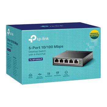 TP-LINK 5-Port Fast Ethernet Desktop Switch w/ PoE : image 3