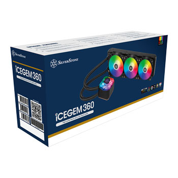SilverStone IceGem 360 ARGB Intel/AMD CPU All-in-One Liquid Cooler : image 1