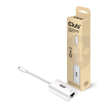 Image of Club 3D USB3.2 Gen1 Type-C to Gigabit Ethernet Adapter