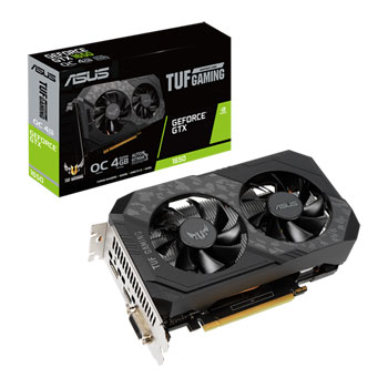 ASUS NVIDIA GeForce GTX 1650 4GB TUF GAMING OC GDDR6 Turing Graphics Card
