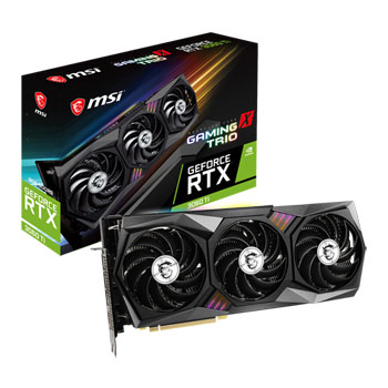 MSI NVIDIA GeForce RTX 3060 Ti 8GB GAMING X TRIO Ampere Graphics Card : image 1