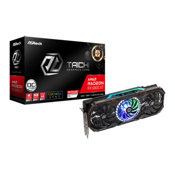ASrock AMD Radeon RX 6800 XT Taichi X 16G OC Graphics Card