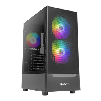 Antec Black NX410 Mesh Mid Tower Tempered Glass PC Gaming Case : image 1
