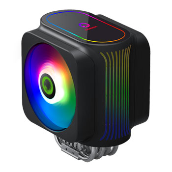 GameMax Gamma 600 Rainbow ARGB Dual Fan Intel/AMD CPU Cooler : image 4