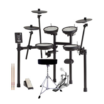 Roland TD-1DMK V-Drums+ Mapex Stool, Single Kick Pedal, + Vic Firth Dr