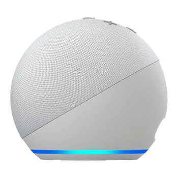 Amazon 4th Generation Echo Dot Smart Speaker with Alexa - Glacier White : image 3