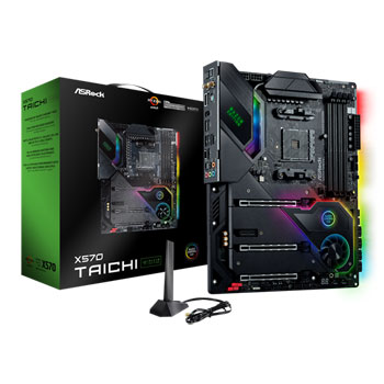 Asrock Amd Ryzen X570 Taichi Razer Edition Am4 Pcie 4 0 Atx Motherboard Ln113032 90 Mxbey0 A0uayz Scan Uk