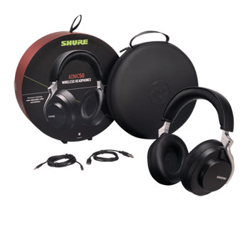 Shure AONIC 50 Premium Wireless Noise-Canceling Headphone - Black : image 4