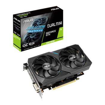 ASUS NVIDIA GeForce GTX 1660 SUPER MINI OC 6GB Turing Graphics Card