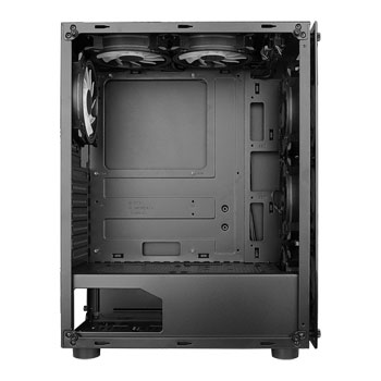 CiT Mirage F6 Black Mid Tower Tempered Glass PC Gaming Case : image 2