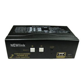 Newlink HDMI v2.0 & USB 4-Port KVM Switch