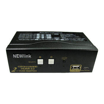 Newlink HDMI v2.0 & USB 4-Port KVM Switch : image 1