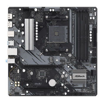 ASRock AMD Ryzen A520M Phantom Gaming 4 AM4 PCIe 3.0 mATX Motherboard : image 2