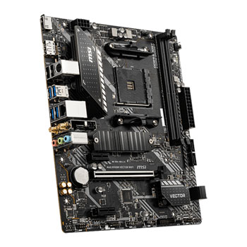 MSI AMD Ryzen B550M MAG VECTOR WIFI AM4 PCIe 4.0 mATX Motherboard : image 3