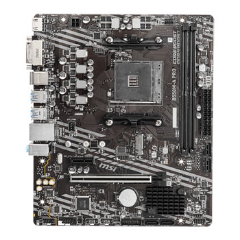 MSI AMD Ryzen B550M-A PRO AM4 PCIe 4.0 mATX Motherboard : image 2