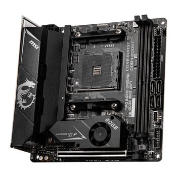 MSI AMD Ryzen B550I MPG GAMING EDGE MAX WIFI AM4 PCIe 4.0 mITX Motherboard : image 3
