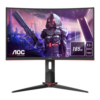 Aoc 24 Curved Full Hd 165hz Freesync Monitor Ln C24g2u Bk Scan Uk