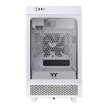 Thermaltake The Tower 100 White Mini Chassis Tempered Glass PC Gaming Case : image 2