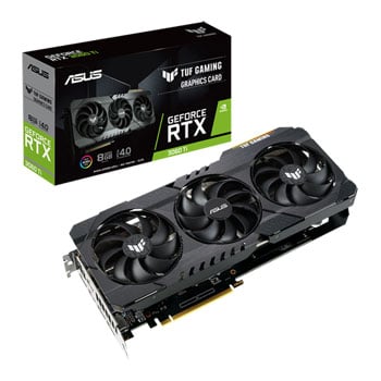 ASUS NVIDIA GeForce RTX 3060 Ti 8GB TUF GAMING Ampere Graphics Card : image 1