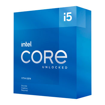 Intel 6 Core i5 11600KF Rocket Lake CPU/Processor : image 1