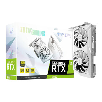 ZOTAC NVIDIA GeForce RTX 3060 12GB AMP White Edition Ampere Graphics Card : image 1
