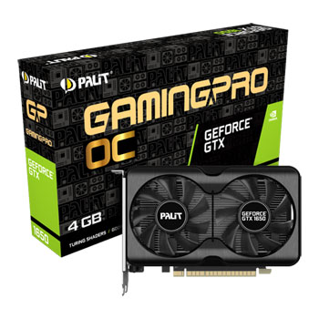 Palit NVIDIA GeForce GTX 1650 4GB GAMING PRO OC Turing Graphics Card : image 1