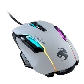 ROCCAT Kone AIMO Remastered RGB Optical Gaming Mouse - White : image 1