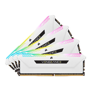 Corsair Vengeance RGB PRO SL White 32GB 3200MHz DDR4 Memory Kit : image 2