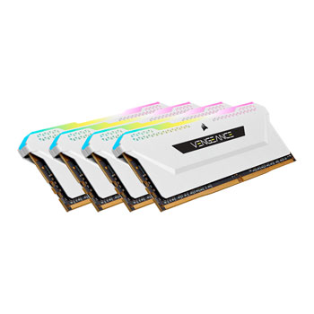 Corsair Vengeance RGB PRO SL White 32GB 3200MHz DDR4 Memory Kit : image 3