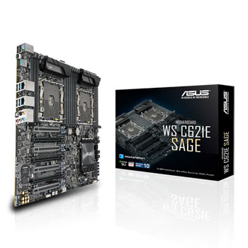 ASUS Dual Scalable Xeon WS C621E SAGE EEB Open Box Workstation Motherboard : image 1