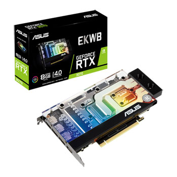 ASUS NVIDIA GeForce RTX 3070 8GB EKWB Watercool Ready Ampere Graphics Card : image 1