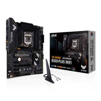 ASUS TUF GAMING B560-PLUS WIFI Intel B560 PCIe 4.0 ATX Motherboard