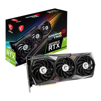 MSI NVIDIA GeForce RTX 3060 12GB GAMING X TRIO Ampere Graphics Card : image 1