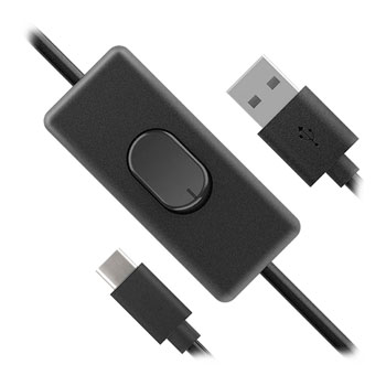 Akasa 1.5M USB to Type-C Cable with Power Switch : image 1