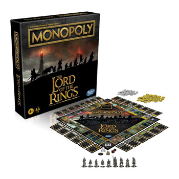 LOTR Galadriel Monopoly Pewter Game Token Metal Parker Bros Lord of the Rings 