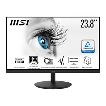 MSI 24" Full HD 75Hz PRO IPS Monitor with Speakers Anti Blue/Glare/Flicker Free : image 1