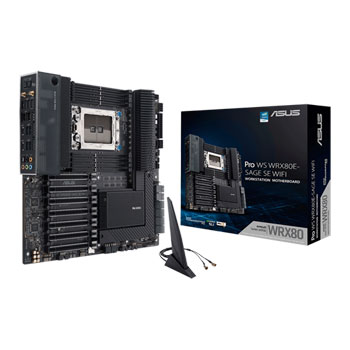 ASUS AMD Threadripper Pro WS WRX80E-SAGE SE WIFI PCIe 4.0 eATX Motherboard : image 1