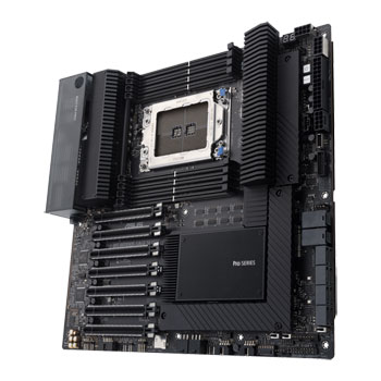 ASUS AMD Threadripper Pro WS WRX80E-SAGE SE WIFI PCIe 4.0 eATX Motherboard : image 3