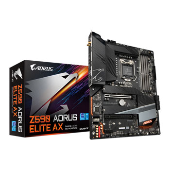 Refurbished - Gigabyte Intel Z590 AORUS ELITE AX ATX Motherboard